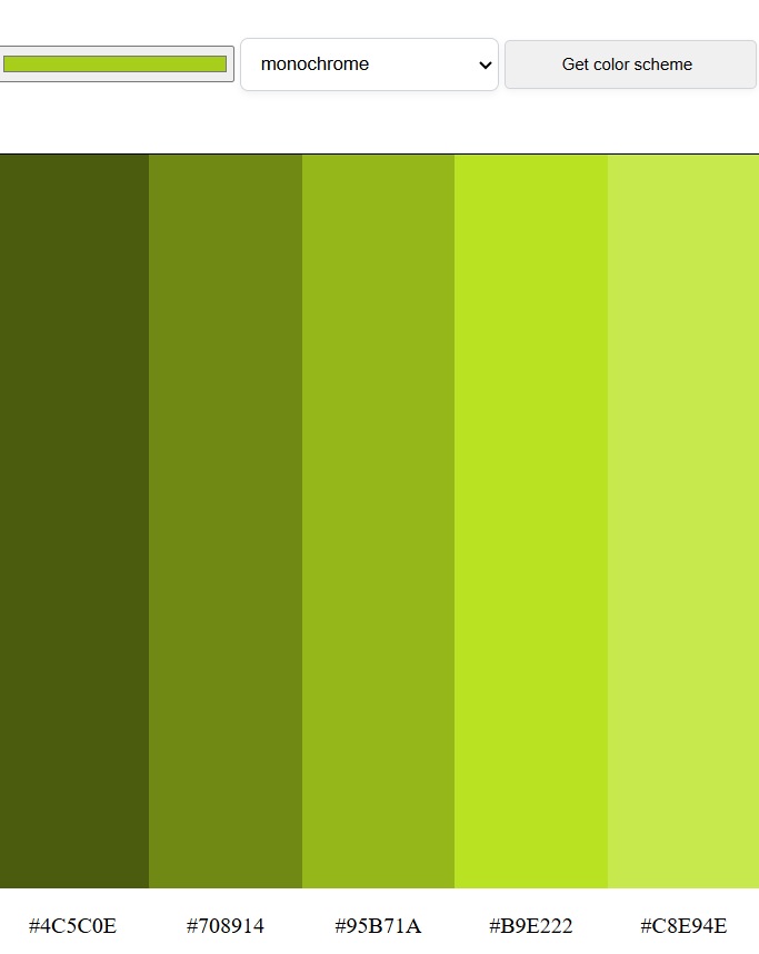 Photo about a color scheme generator